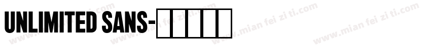 unlimited sans字体转换